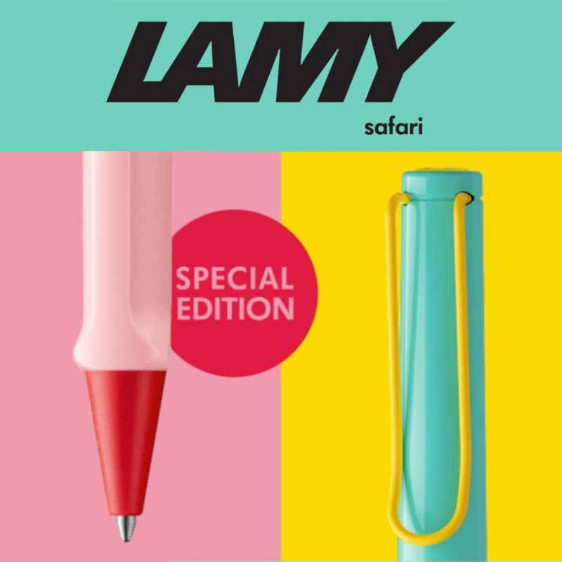 LAMY safari Summer (Cherry Blossom & Pina Colada) Ballpoint Pen (2024 SE)