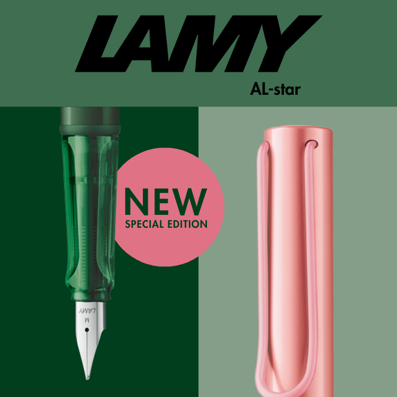 LAMY AL-star Fountain Pen pine/flamingo T52 & T10 Set (Gift Set) (SE 26)