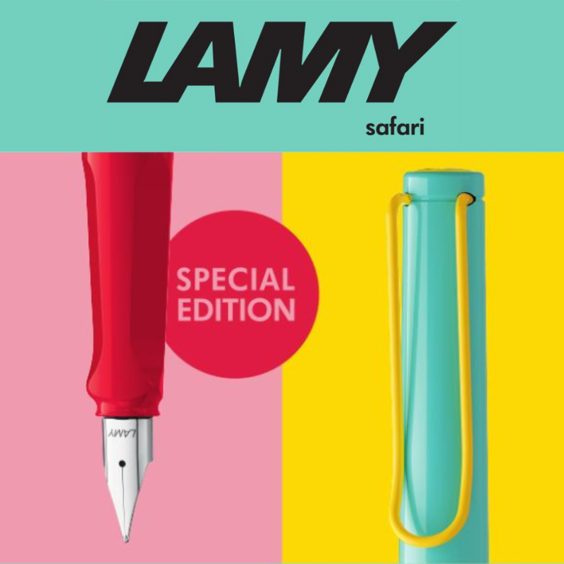 LAMY 0E9 safari Summer Pina Colada Fountain Pen EF/F/M (2024 SE)
