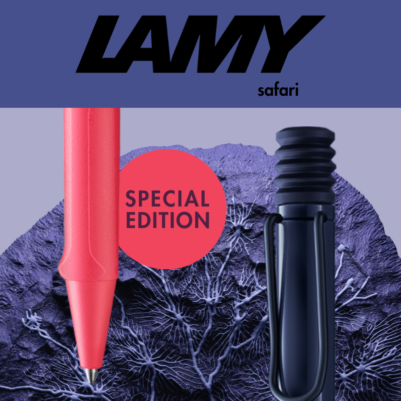 LAMY safari Ballpoint Pen dark dusk/sunset coral (2025 SE)