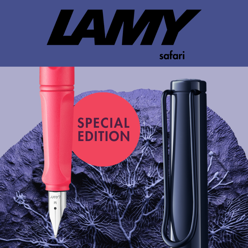 LAMY safari Fountain Pen dark dusk/sunset coral (2025 SE)