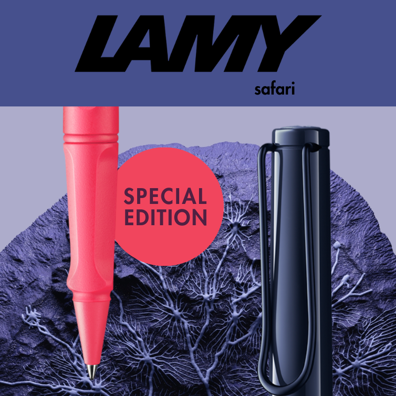 LAMY safari Rollerball Pen dark dusk/sunset coral (2025 SE)