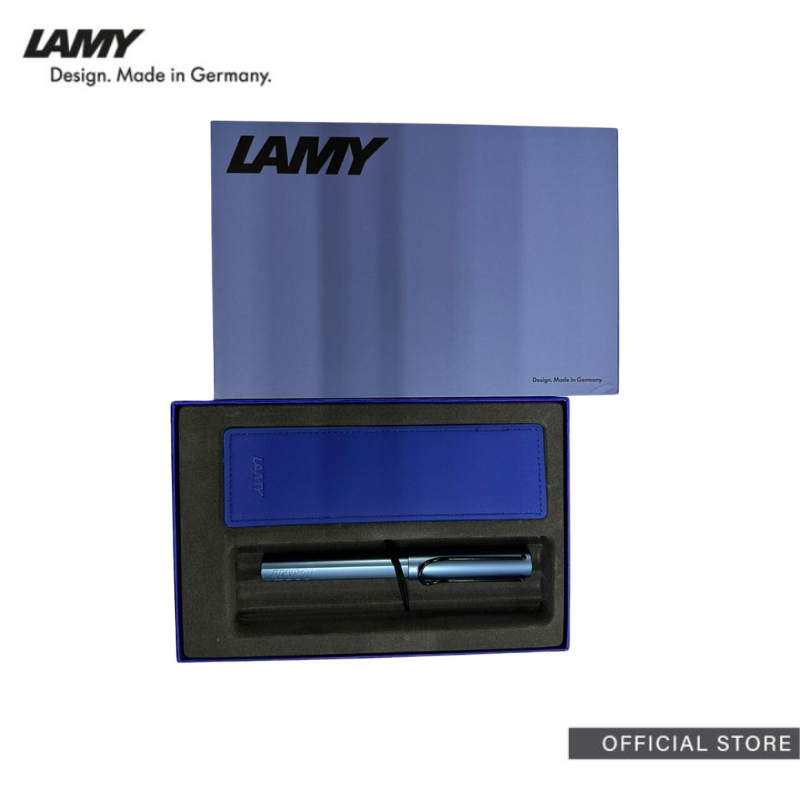 LAMY AL-star aquatic Rollerball Pen + Pen Pouch Set