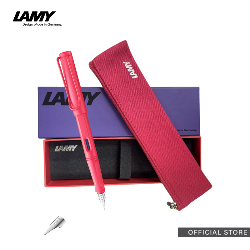 LAMY safari Fountain Pen dark dusk/sunset coral (2025 SE)