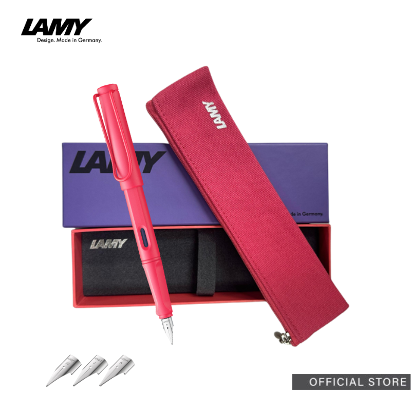 LAMY safari Fountain Pen dark dusk/sunset coral (2025 SE)