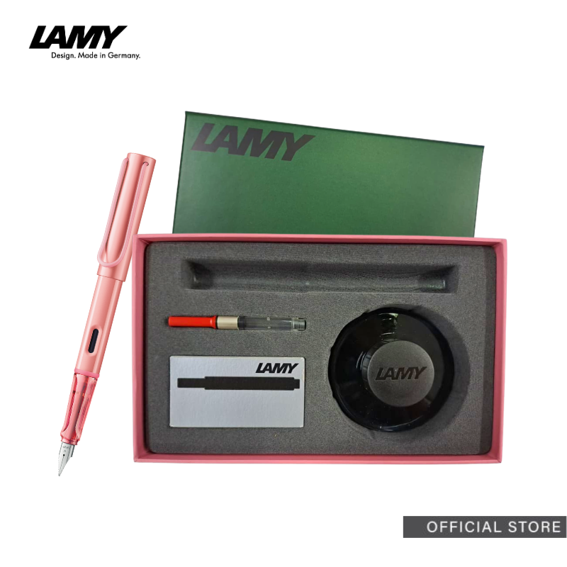 LAMY AL-star Fountain Pen pine/flamingo T52 & T10 Set (Gift Set) (SE 26)