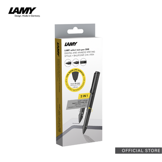 LAMY safari twin pen all black EMR