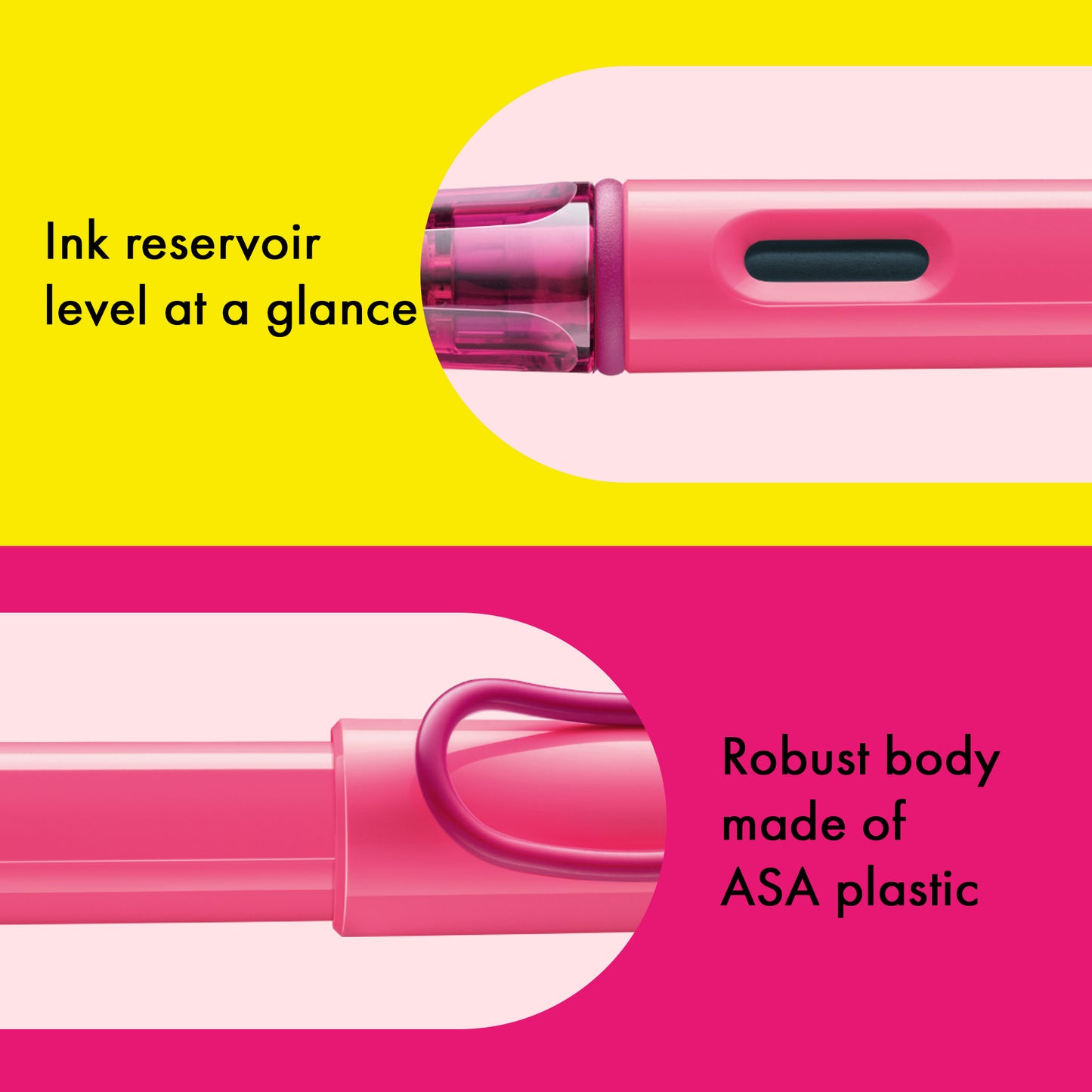 LAMY safari Fountain Pen neonyellow/neonpink (SE 26)