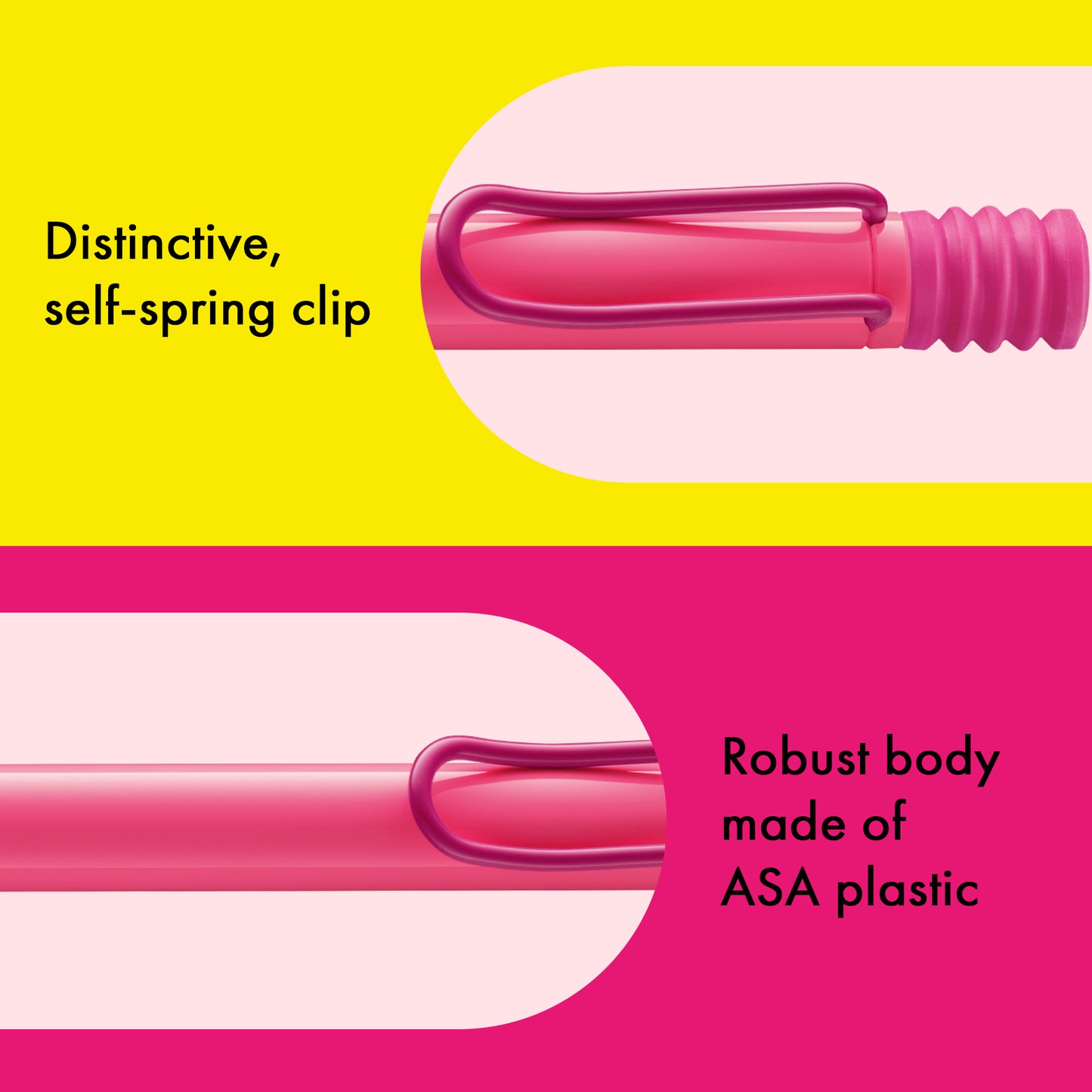 LAMY safari Ballpoint Pen neonyellow/neonpink (SE 26)