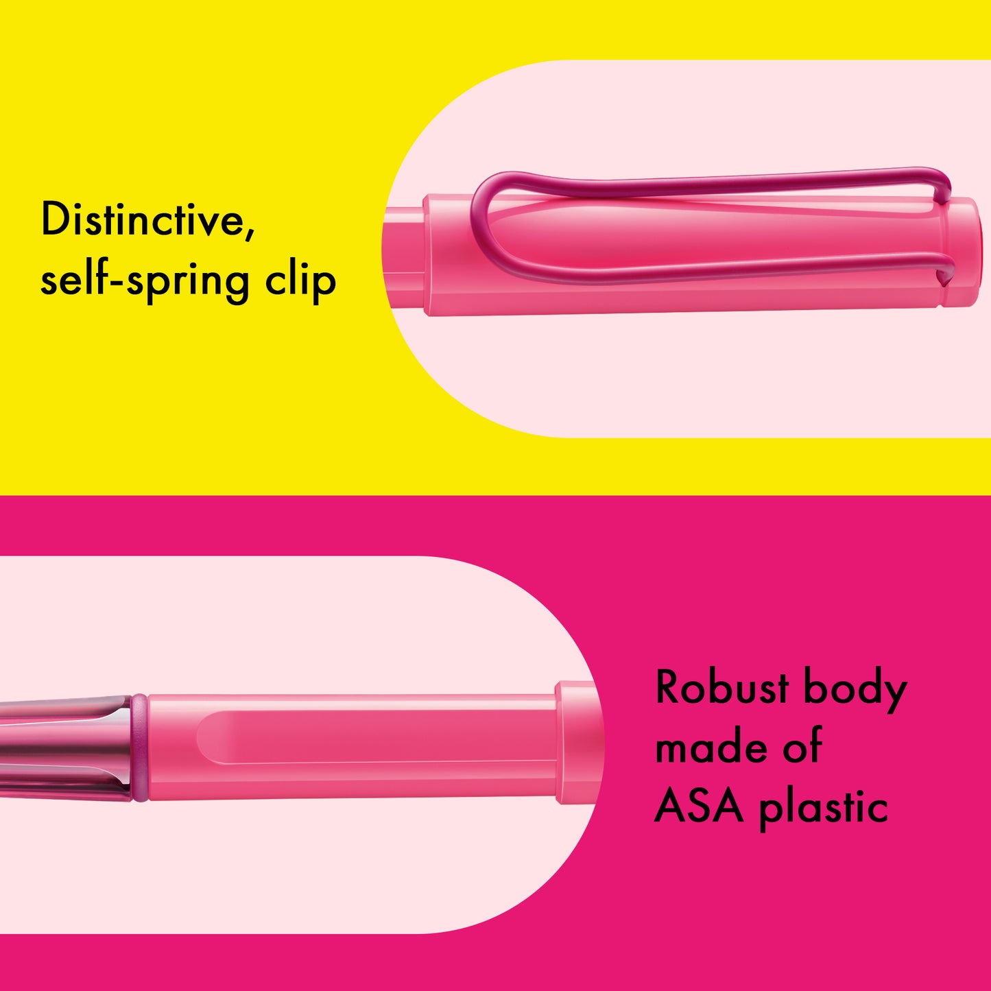 LAMY safari Rollerball Pen neonyellow/neonpink (SE 26)