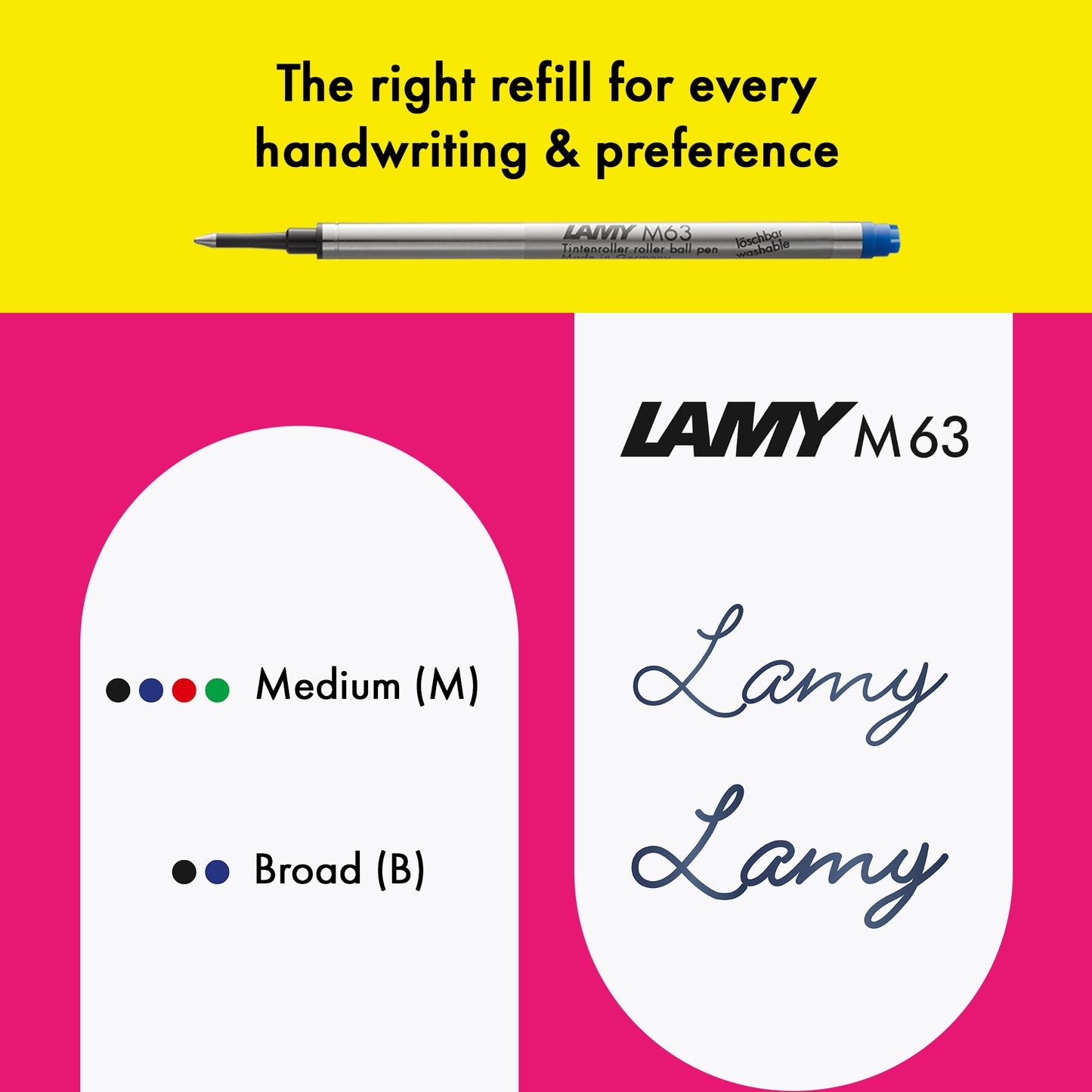 LAMY safari Rollerball Pen neonyellow/neonpink (SE 26)