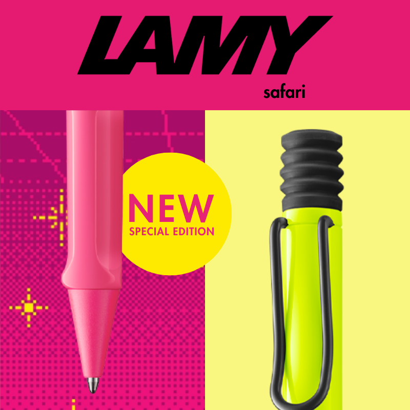 LAMY safari Ballpoint Pen neonyellow/neonpink (SE 26)