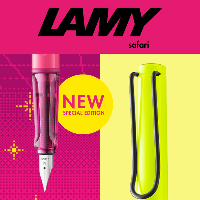 LAMY safari Fountain Pen neonyellow/neonpink (SE 26)