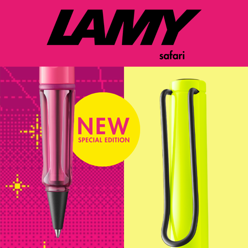LAMY safari Rollerball Pen neonyellow/neonpink (SE 26)