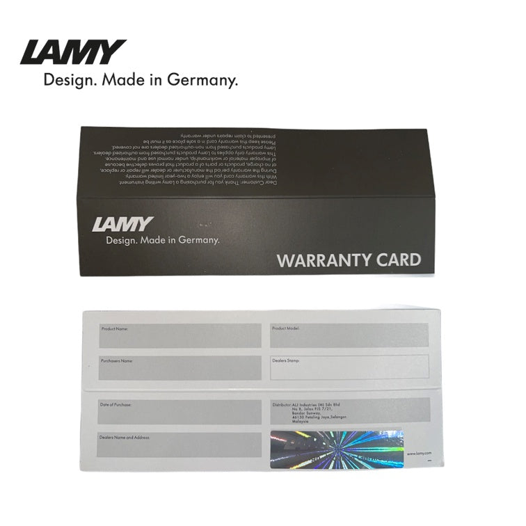 LAMY 206 logo Brushed Steel Ballpoint Pen