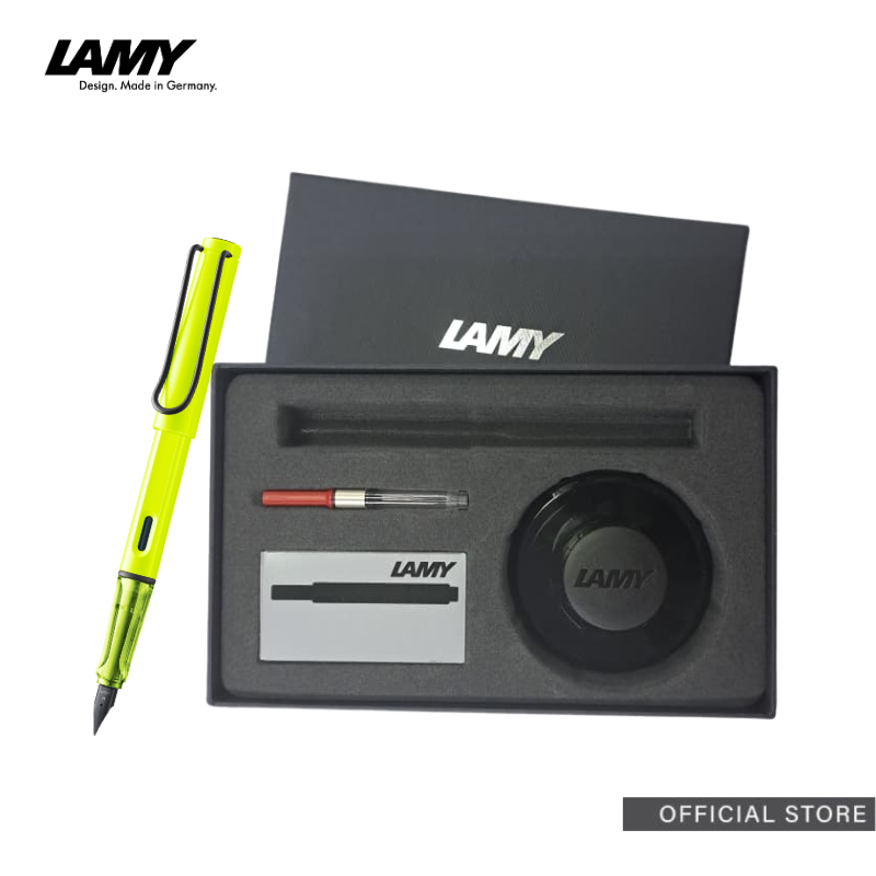 LAMY safari Fountain Pen neonyellow/neonpink T52 & T10 Set (Gift Set) (SE 26)