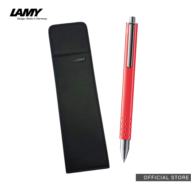 LAMY swift Rollerball Pen sunset + Pen Pouch Set (SE 26)