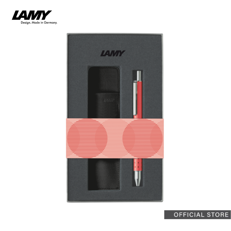 LAMY swift Rollerball Pen sunset + Pen Pouch Set (SE 26)